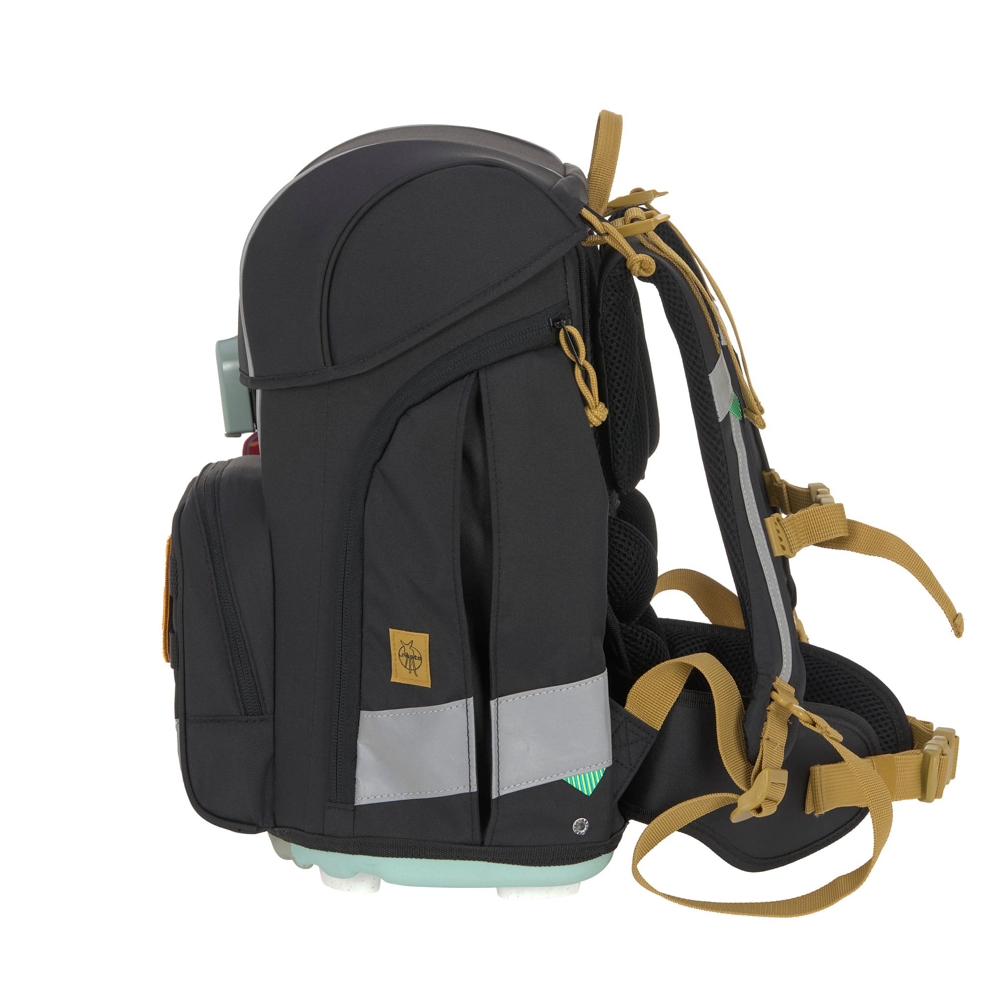 Schulranzen Set 7-teilig, Boxy Unique Black