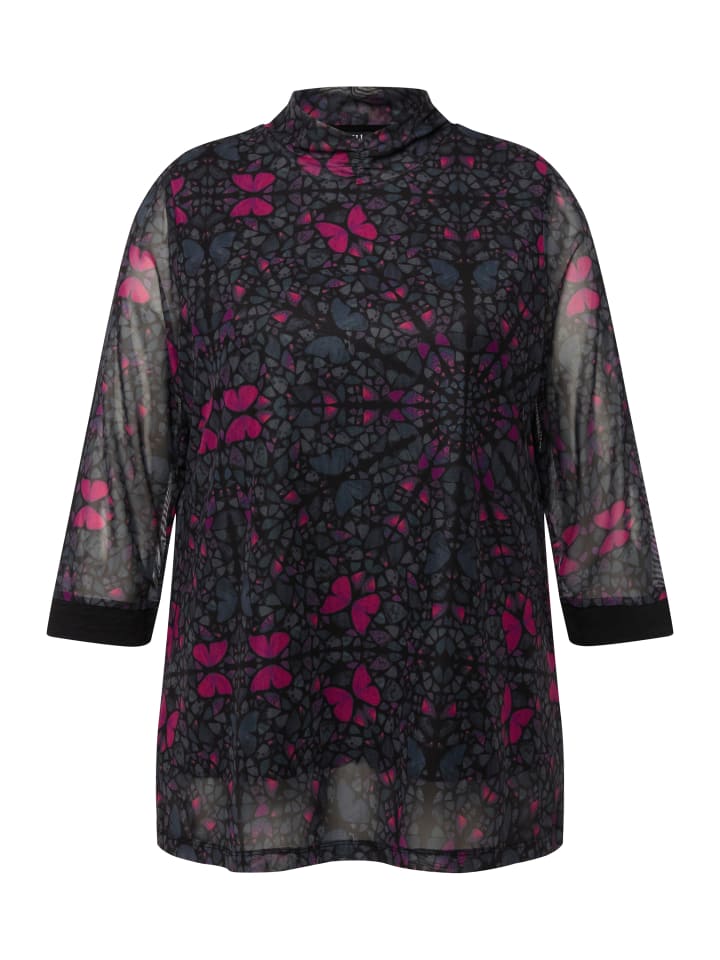 Ulla Popken Longshirt in schwarz günstig kaufen