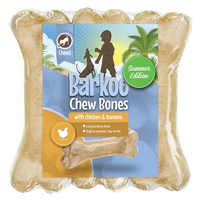 Barkoo Sommeredition: Kauknochen mit Huhn & Banane