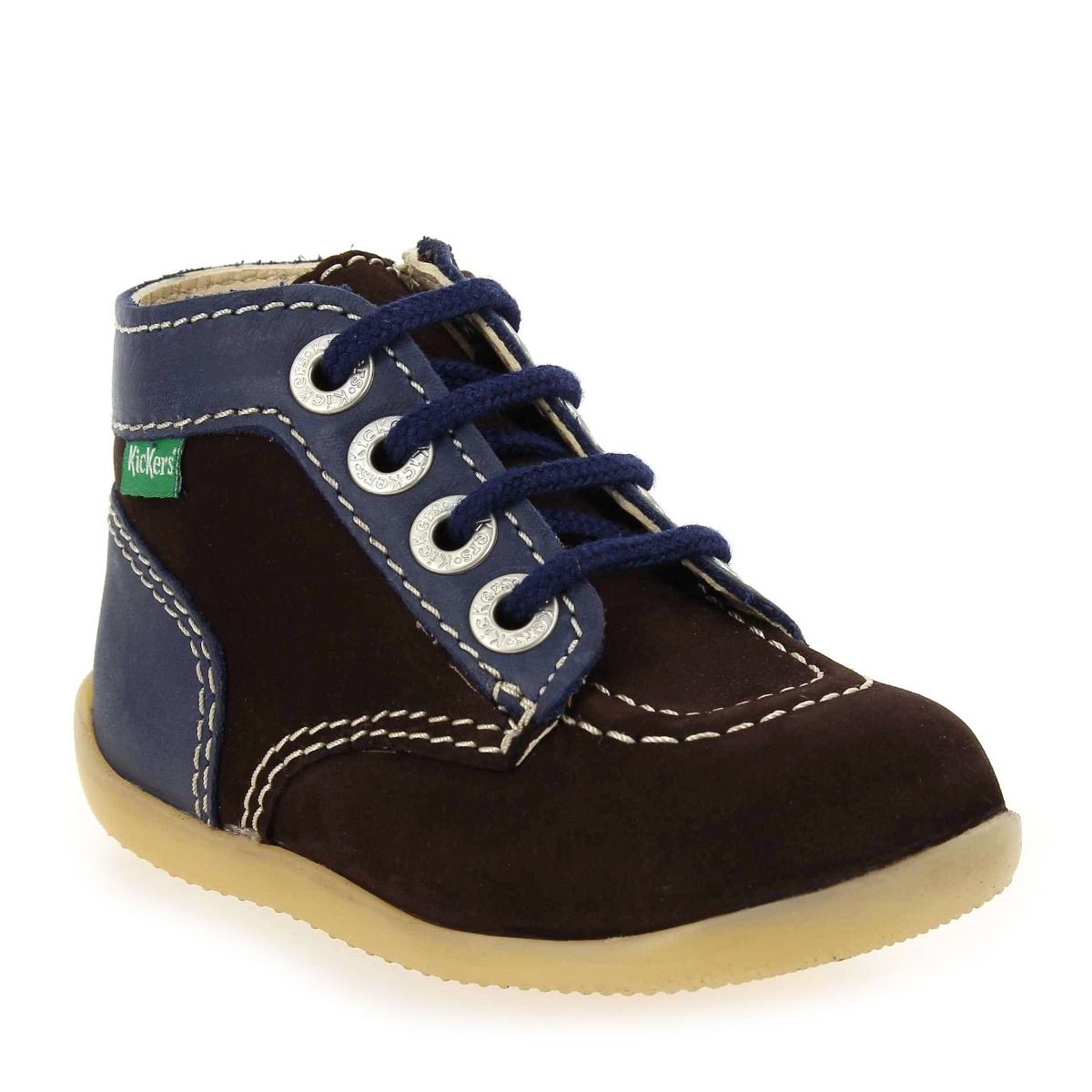 Kickers  BONZIP-2 H21 G - Marron Marine
