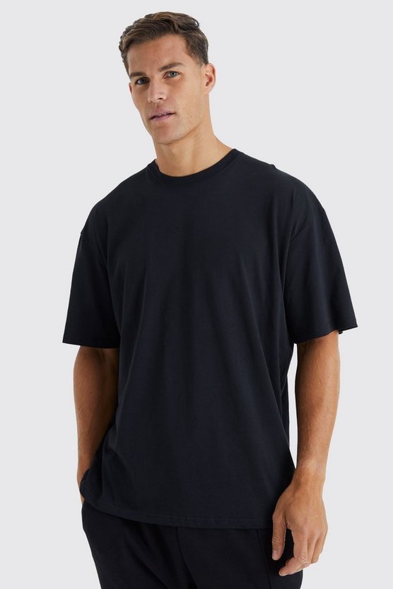 Tall Oversize T-Shirt mit Pour Homme Print