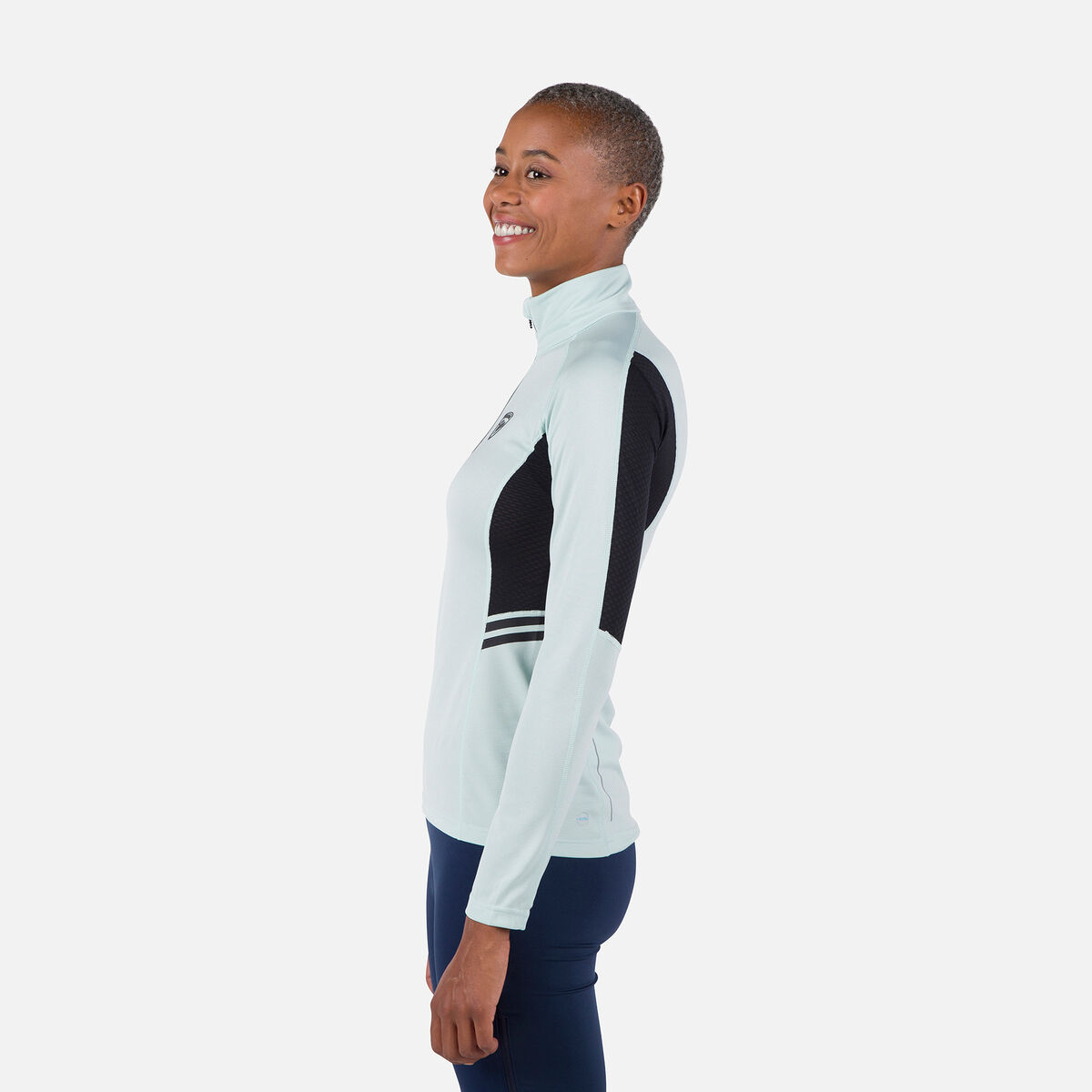 Poursuite Damen-Baselayer mit halbem Reißverschluss