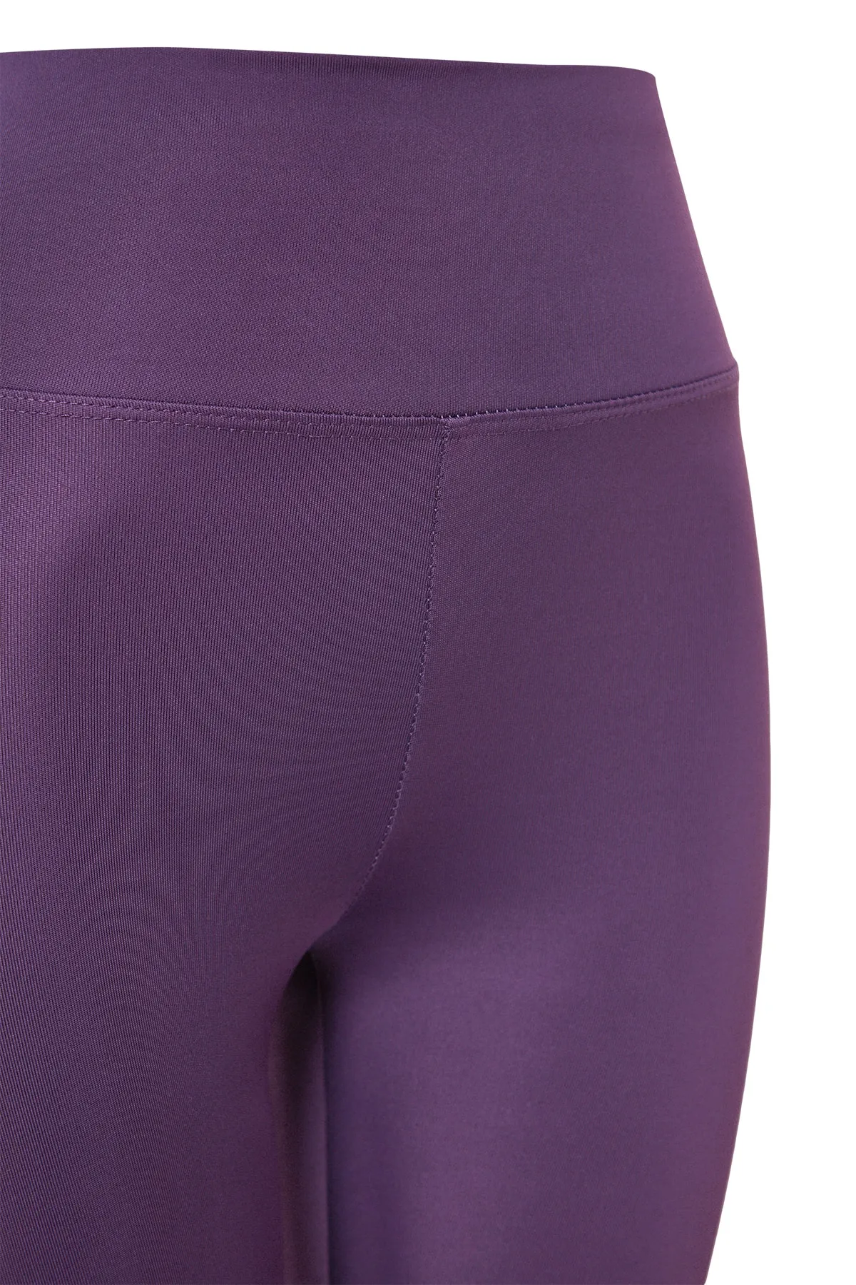 Trendyol Collection  Dunkellila gestrickte Sportstrumpfhose mit breiter Taille, elastisch und extra Erholung in voller Länge TWOAW21TA0029