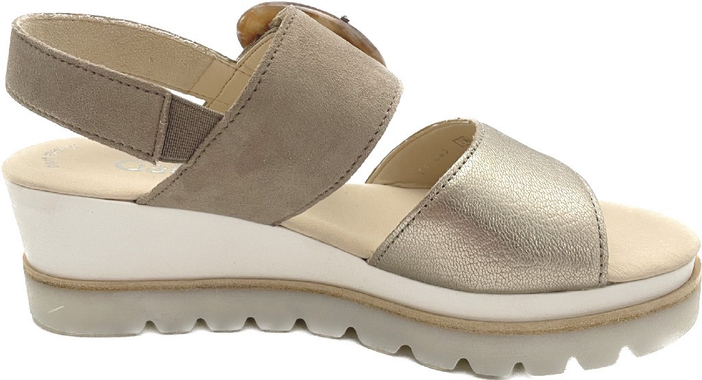 GABOR Keilsandalen beige Keilsandalette