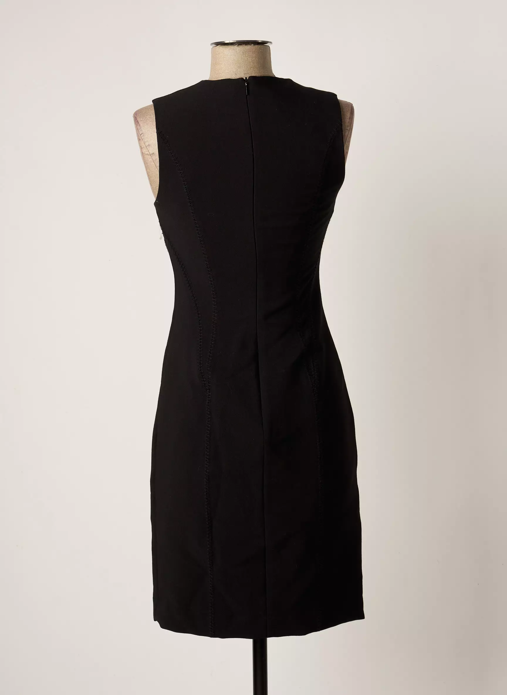 Mango Robes Mi Longues Femme couleur noir