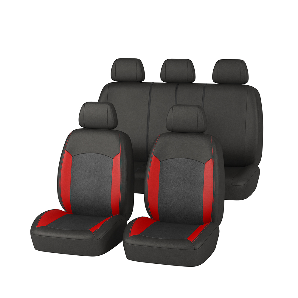 Set Norauto Deimos Universal-Sitzbezüge rot/schwarz - ATU