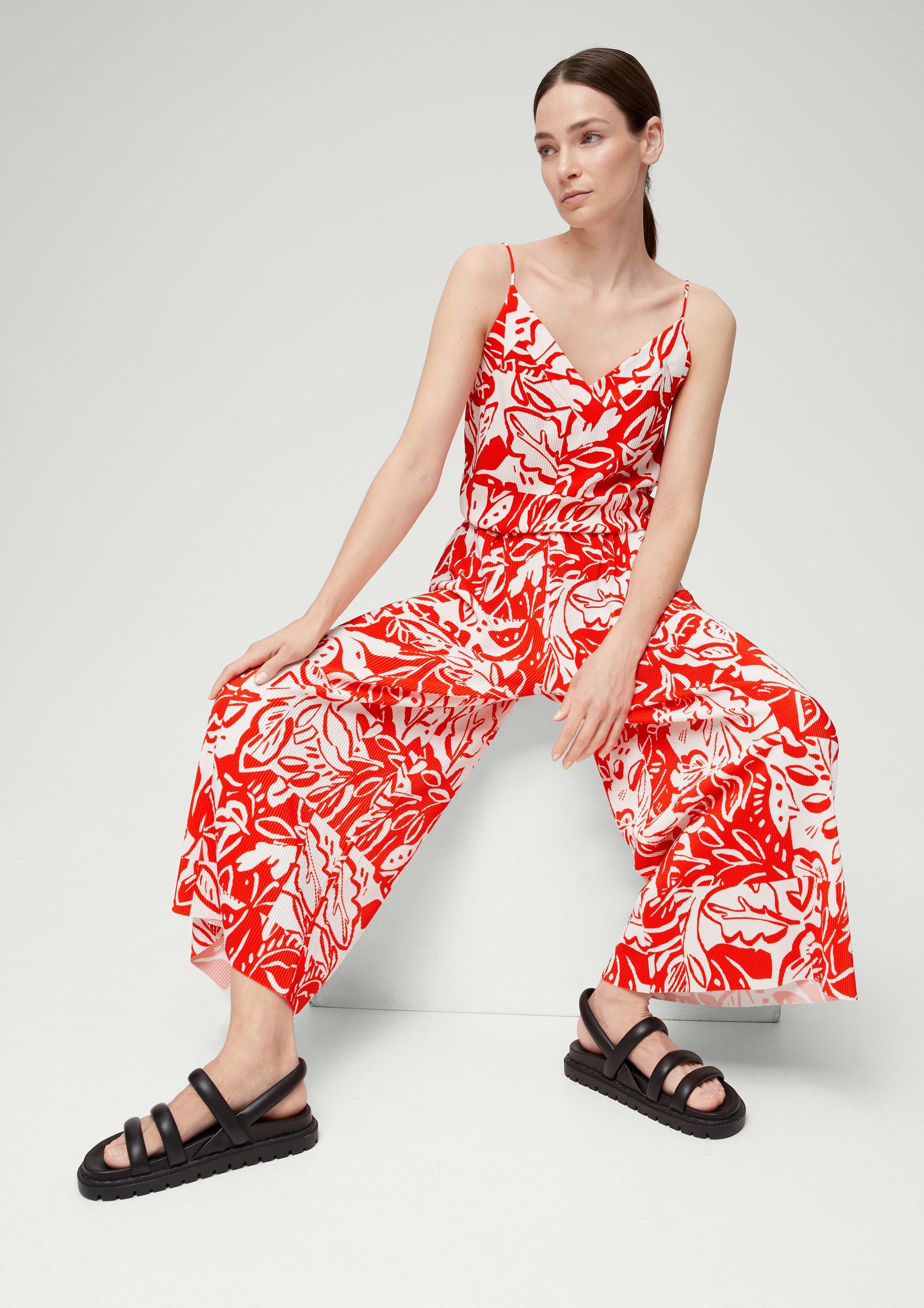 Relaxed: Hose mit Plisseefalten  2132038-25A0