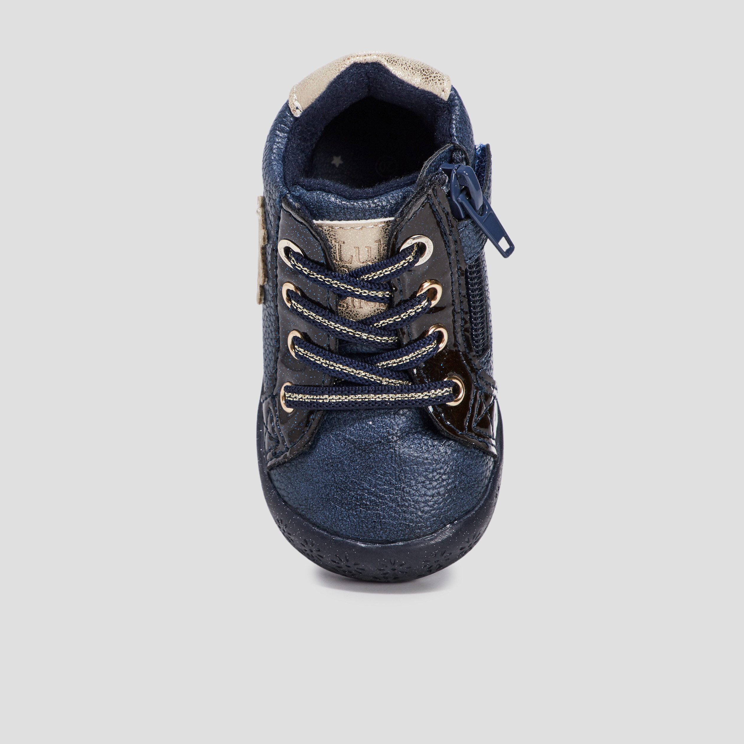 Bottillons Lulu Castagnette bleu marine bébé fille | La Halle
