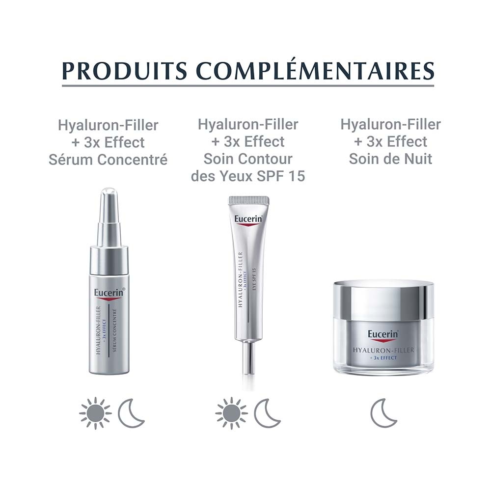eucerin HYALURON-FILLER + 3x EFFECT Soin de Jour SPF30 Soin de jour anti-âge