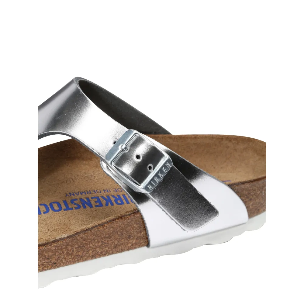 Birkenstock Gizeh NL WB Metallic 1003674 / grau