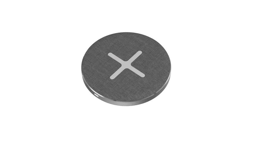 Ladegerät XLayer Wireless Pad 15W Single Qi-zertifiziert Space Grey Smartphones/Tablets
