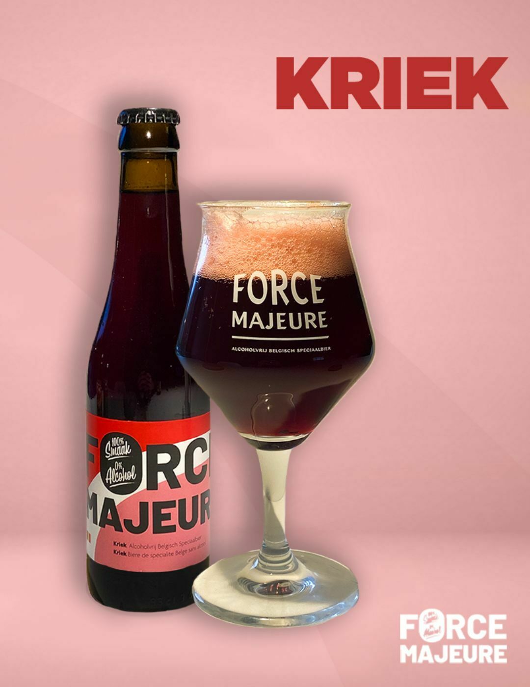 Force Majeure : Kriek - Gueule de joie 0.5° |  33 cl