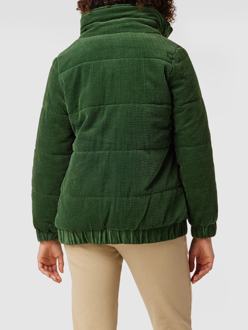 Umstand-Jacke aus Cord in dunkelgrün