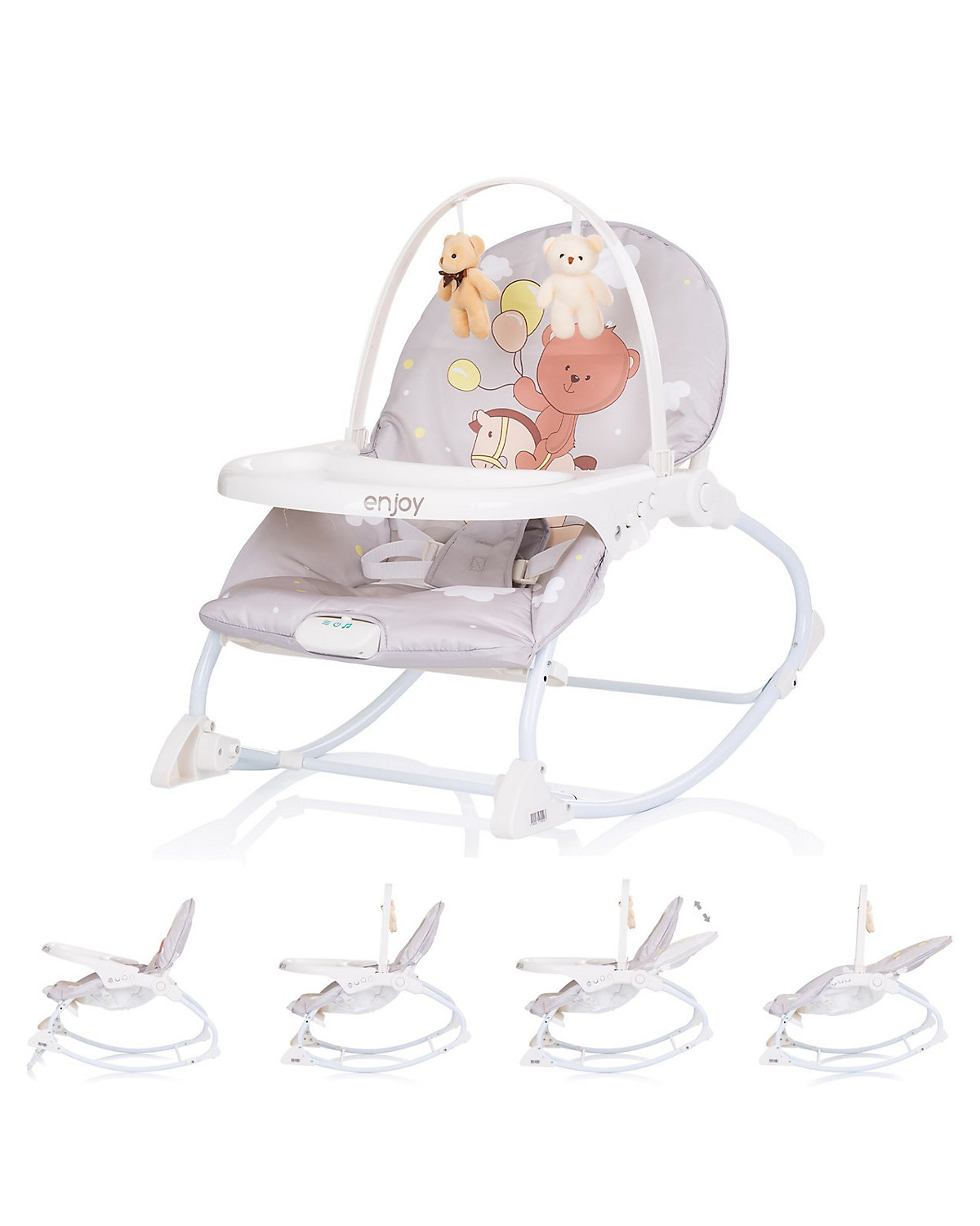 Babywippe Enjoy Schaukelfunktion Musikfunktion Spielbogen Babywippen