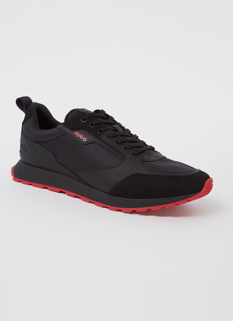 HUGO BOSS Icelin Runn sportbačiai su zomšos detalėmis