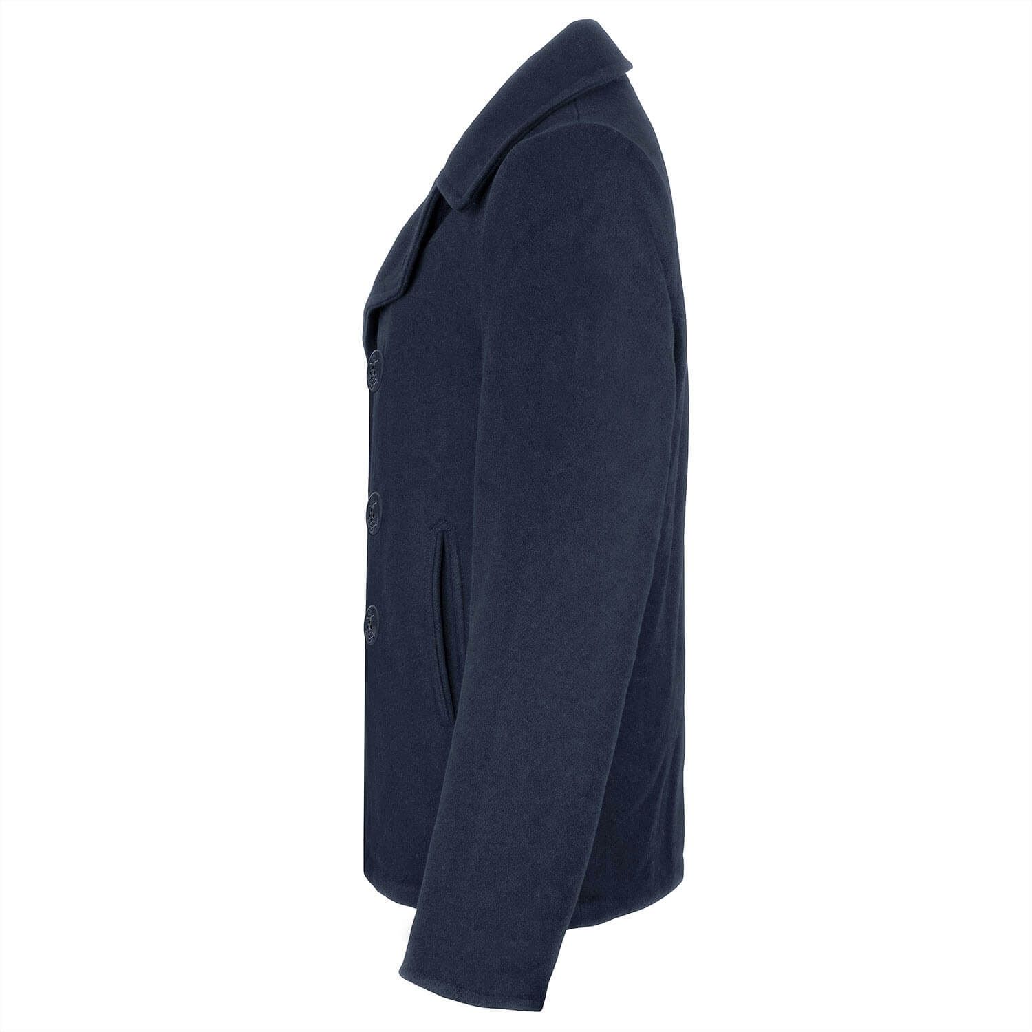 Navy Pea Coat Mantel