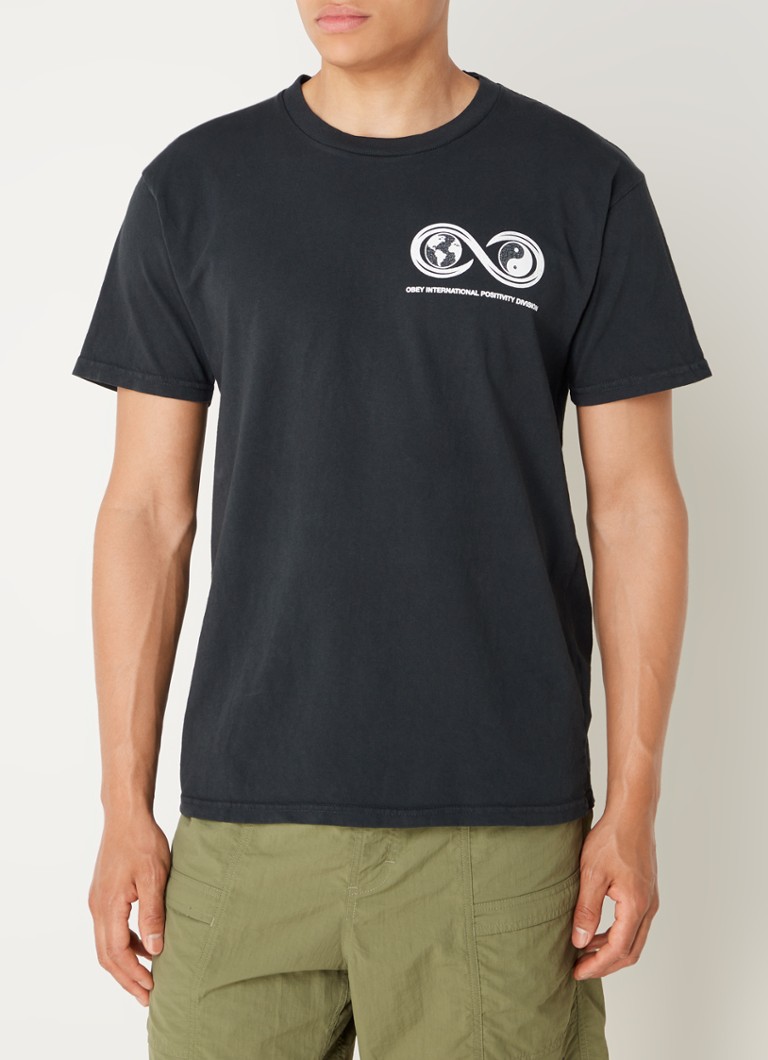 Obey Life Sentence T-shirt with front and back print