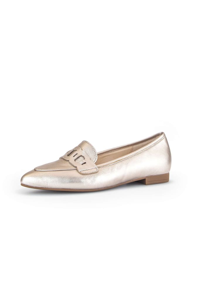 Gabor Fashion Elegante Ballerinas in gold günstig kaufen
