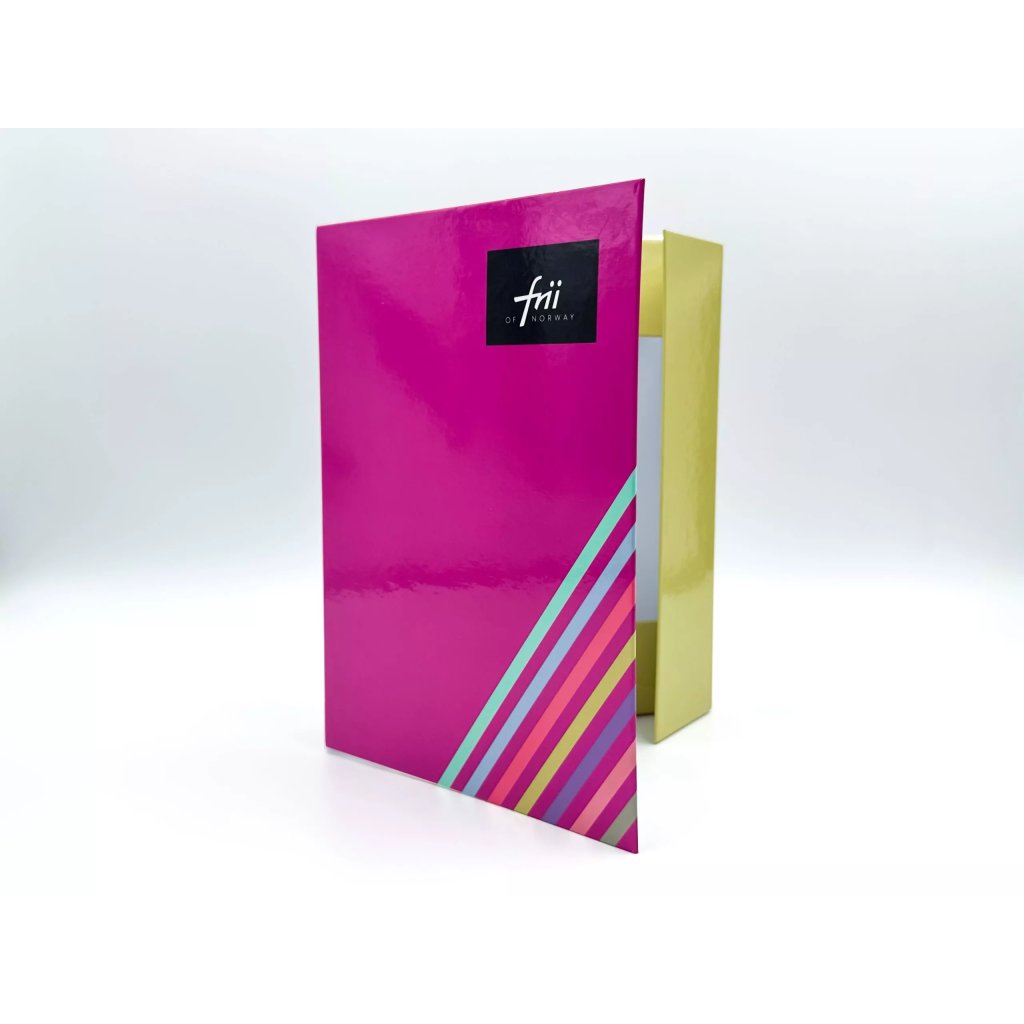 Frii of Norway Retro Stripe Pink Sammelmappe A5