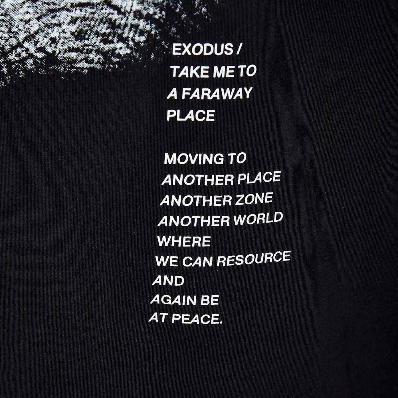 SLOW   T-shirt noir Homme en 100% coton bio