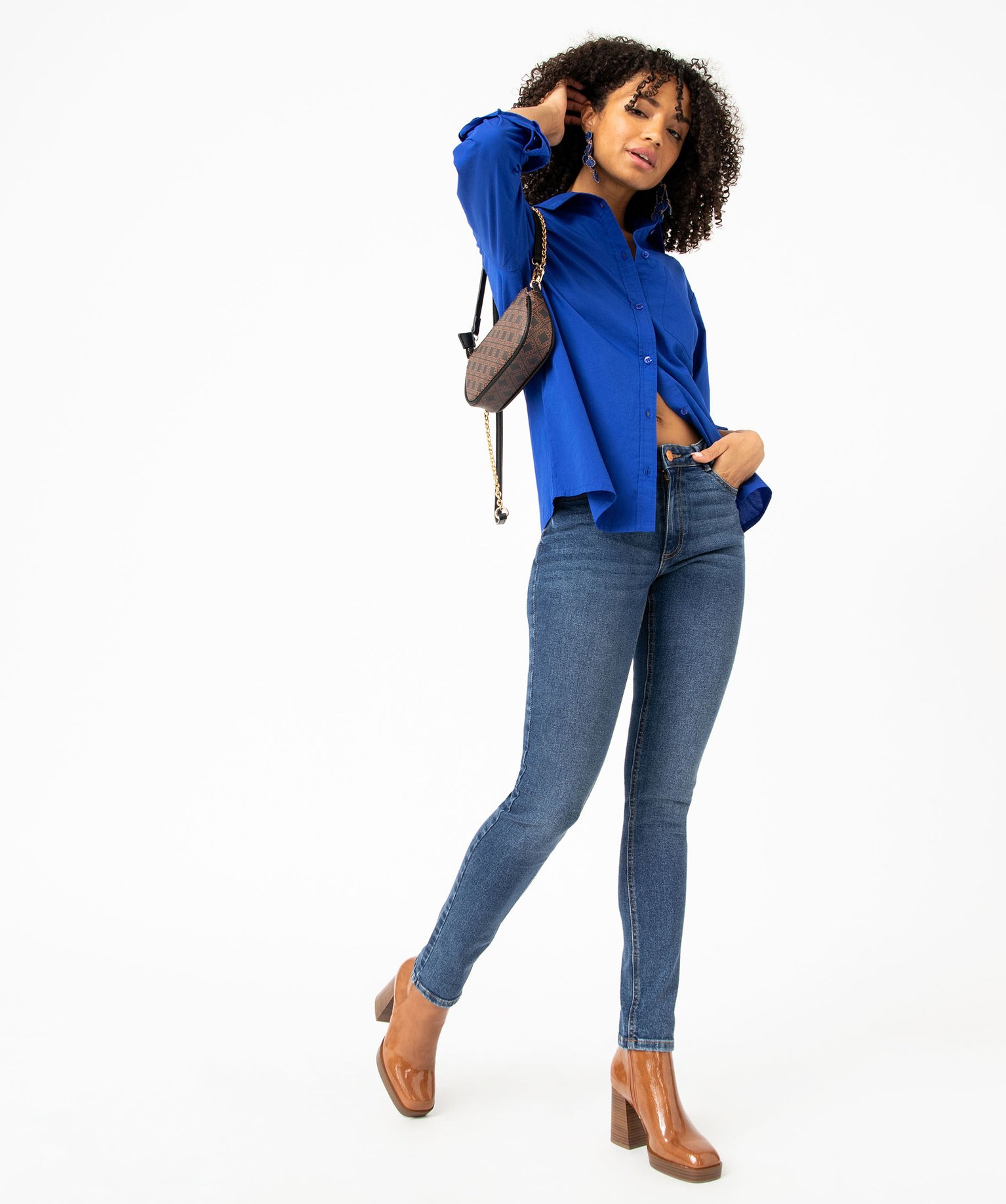 Jean slim push up femme brut | GEMO