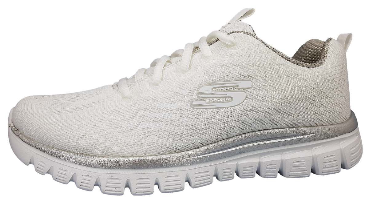 Skechers Graceful Get Connected 12615 Weiß WSL White/Silver
