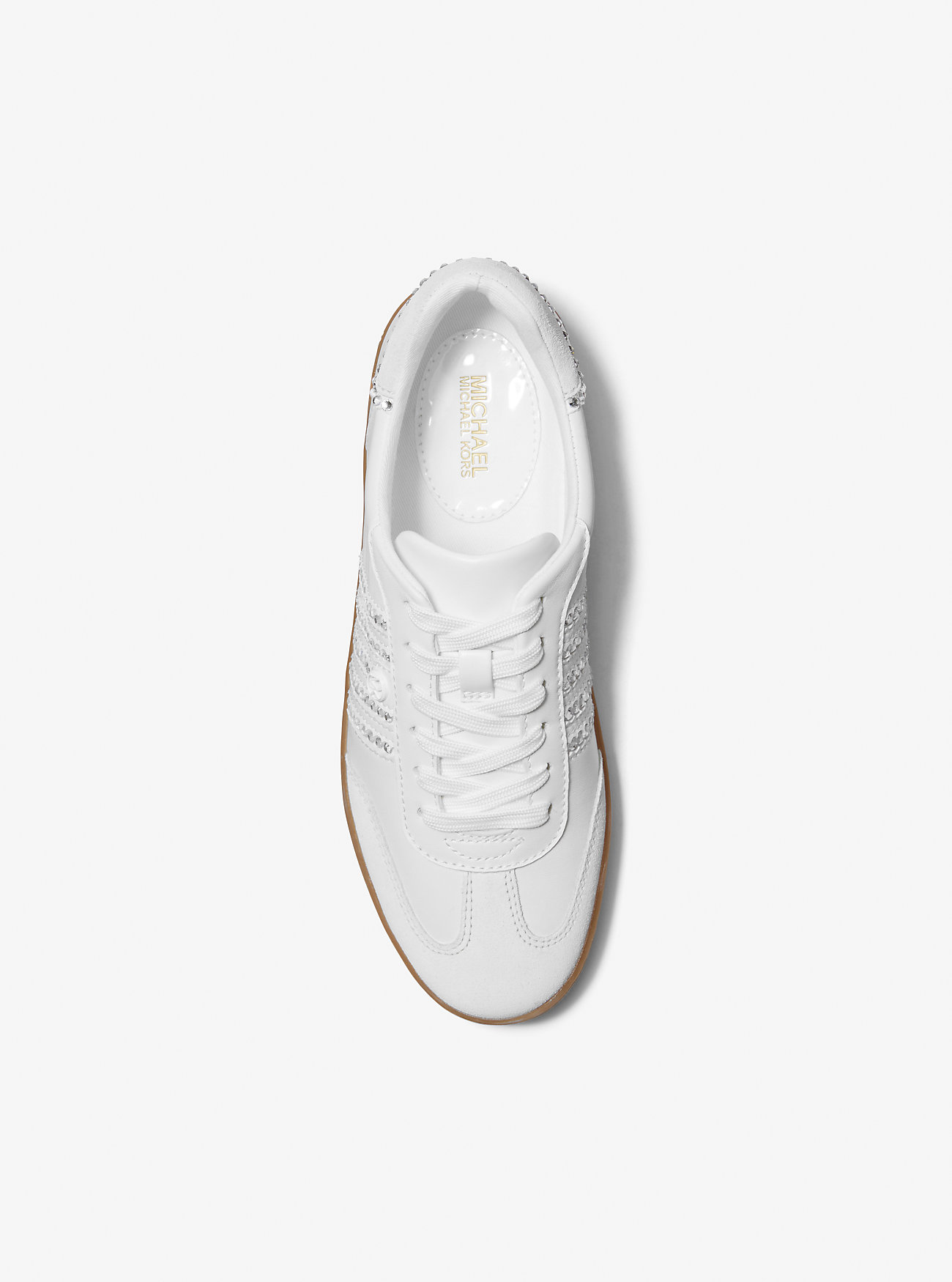 Sneakers Scotty in pelle decorate - BIANCO OTTICO