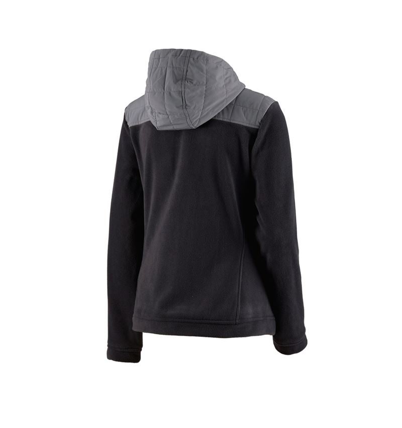 Hybrid Kapuzenfleecejacke e.s.concrete, Damen