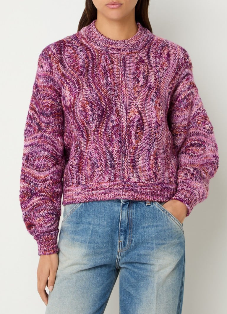 Tricou Stimpo de la ba&sh, confecționat din tricot gros din amestec de lână.