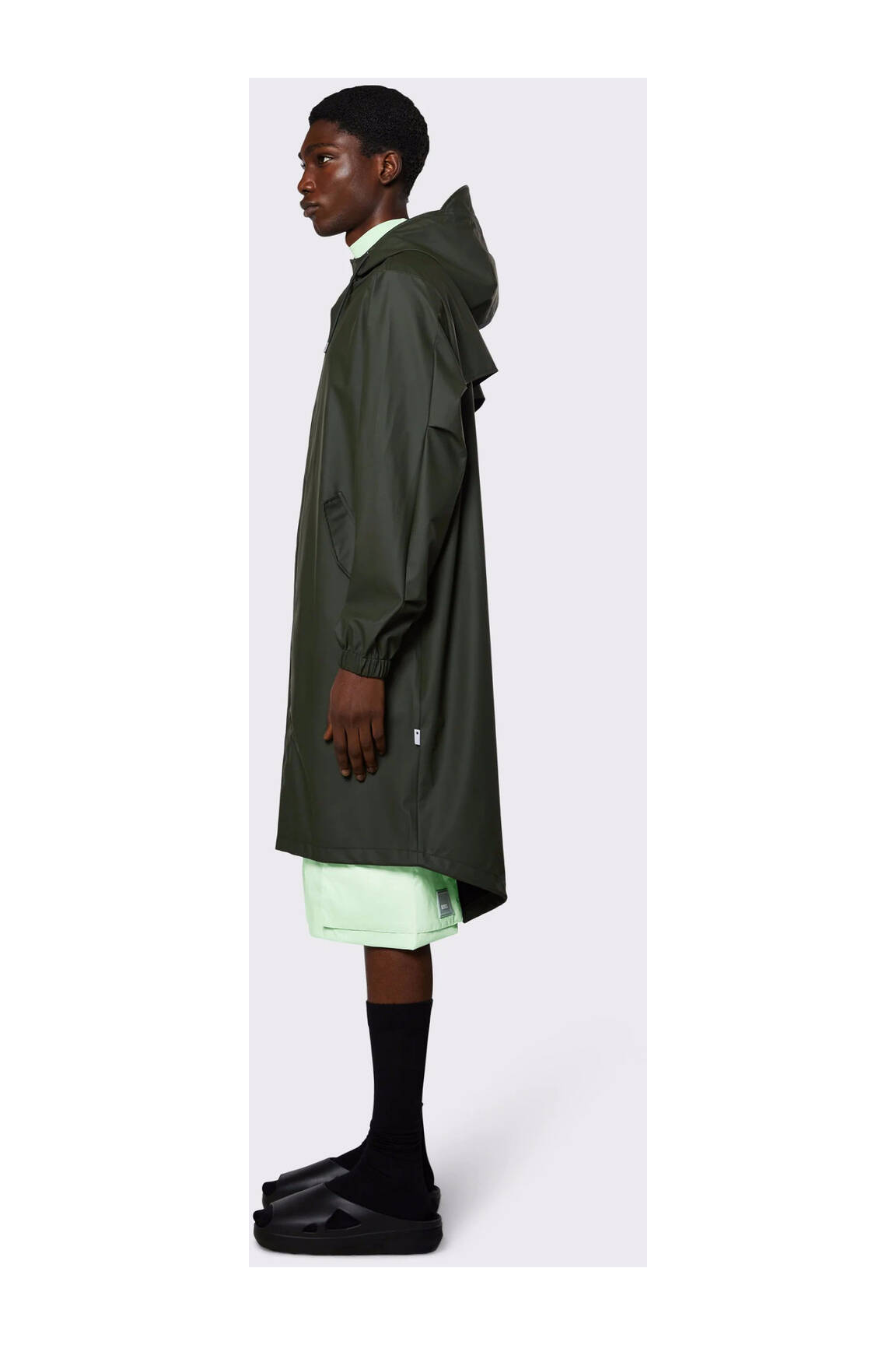 Rains Impermeables Trenchs Unisexe couleur vert