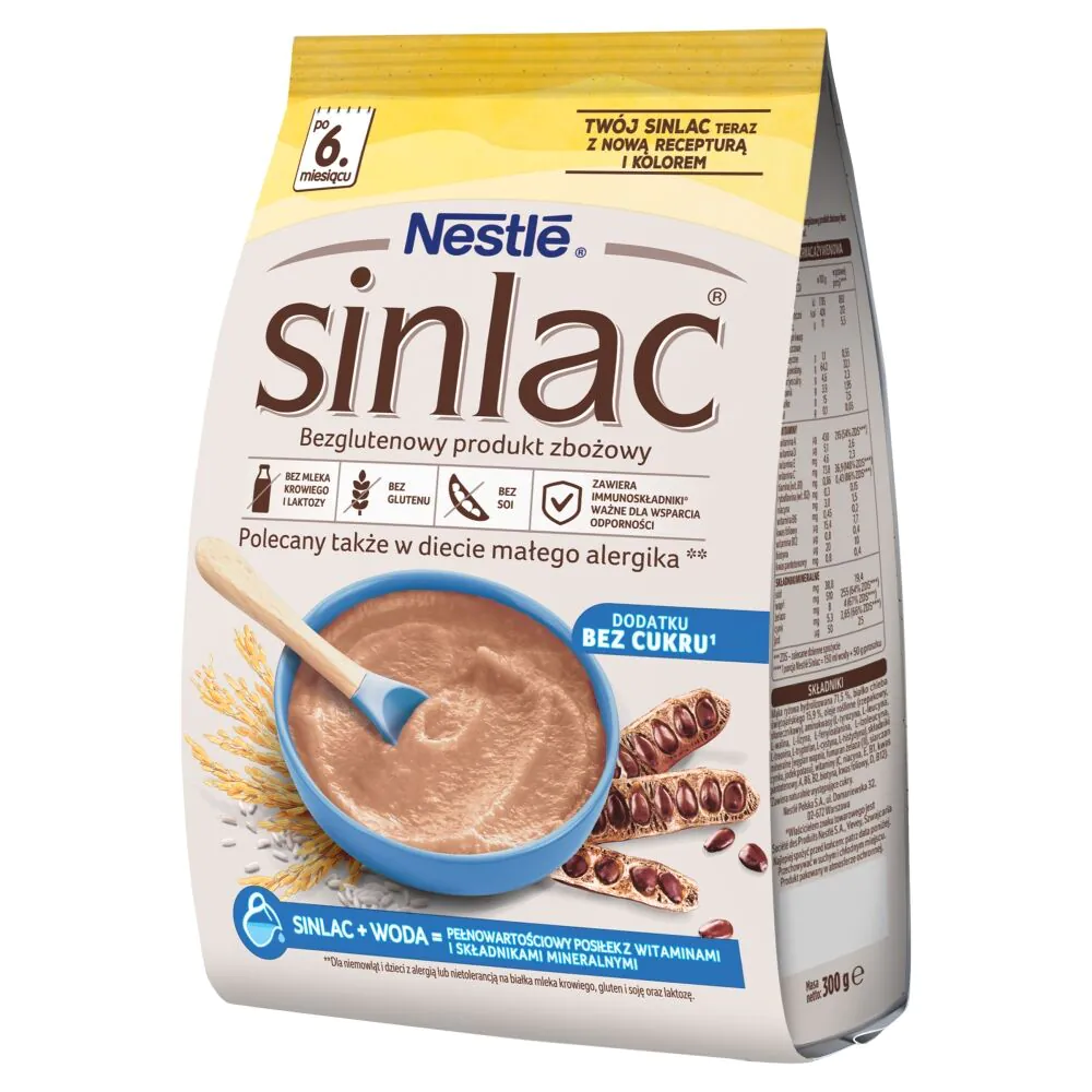 Nestlé Sinlac Glutenfri Sukkerfri Morgenmadsprodukt