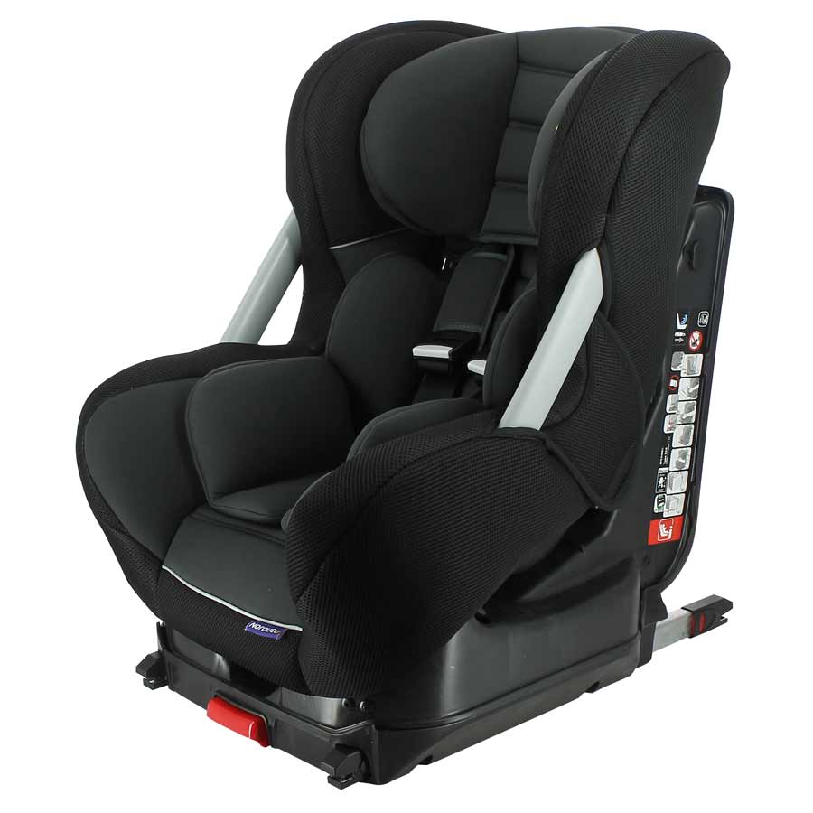 Autokindersitz Eris von Norauto mit Isofix, schwarz, ECE-R 129 i-Size, für Kinder von 61 bis 105cm - ATU
