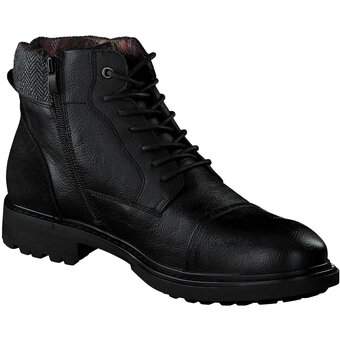 Puccetti Schnür Boots in schwarz