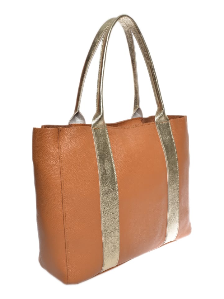 Luisa Vannini Shopper in Braun günstig kaufen onesize