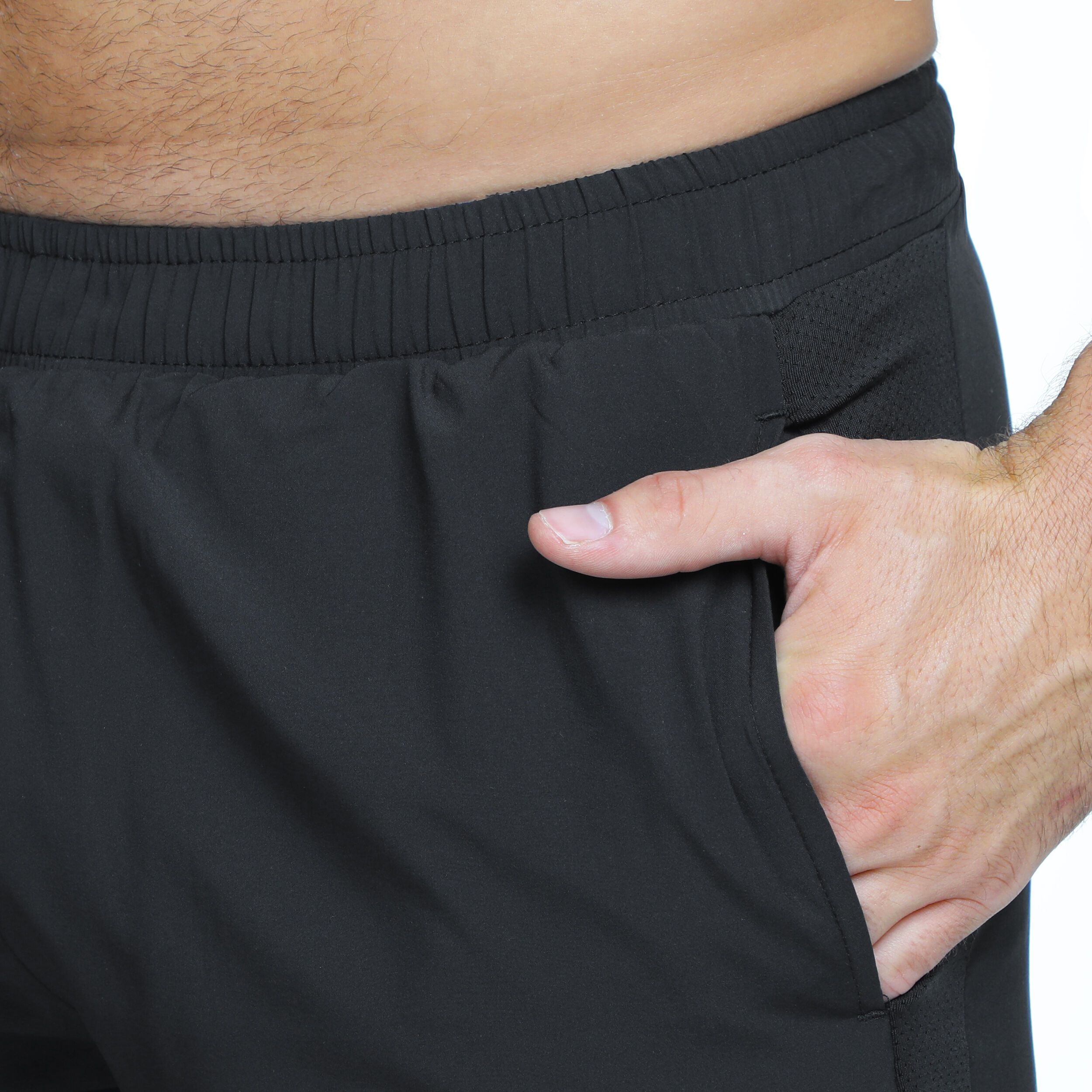 Woven Shorts Herren - Schwarz, Weiß