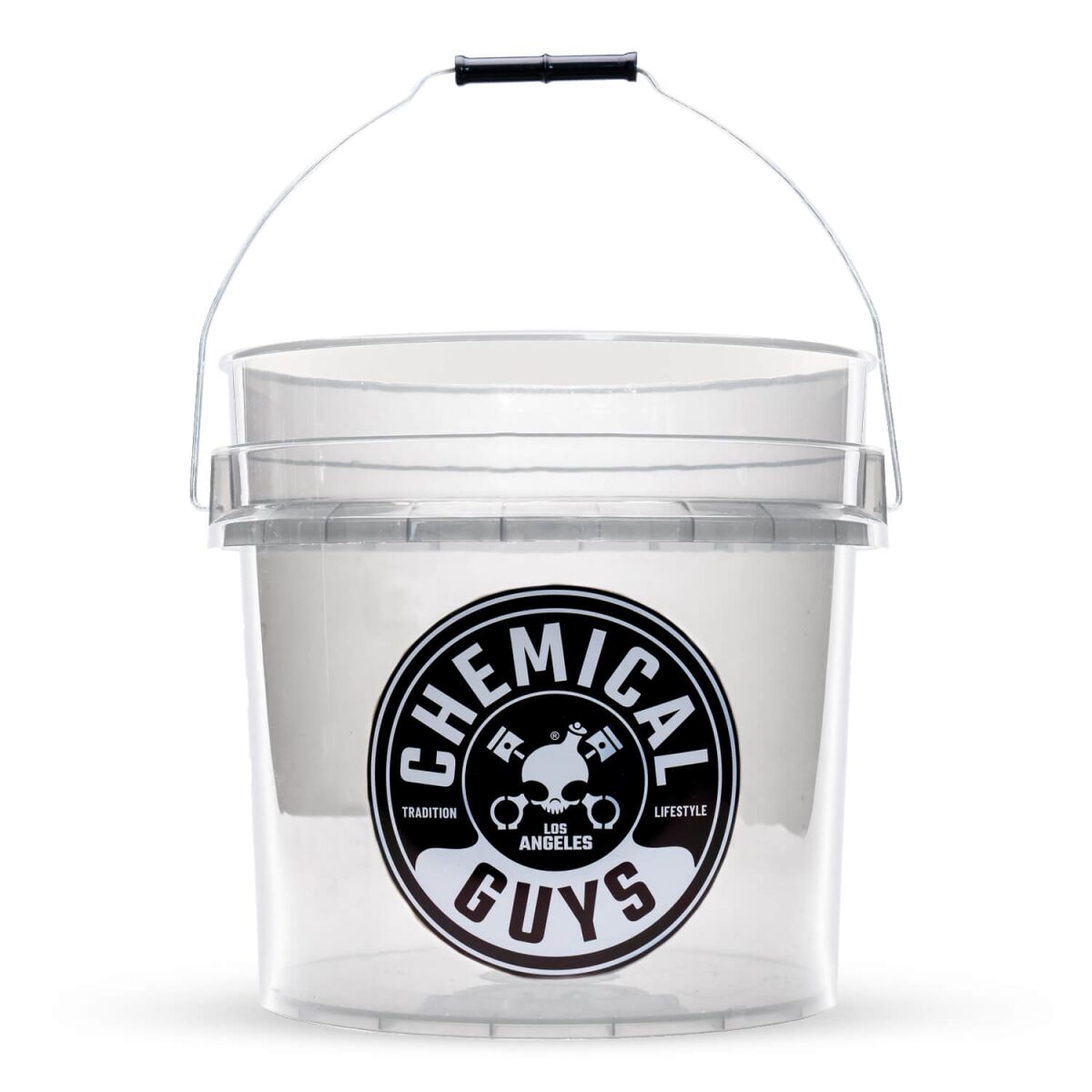 Chemical Guys 4,5-Gallonen-Wascheimer Ultra Clear mit Logo