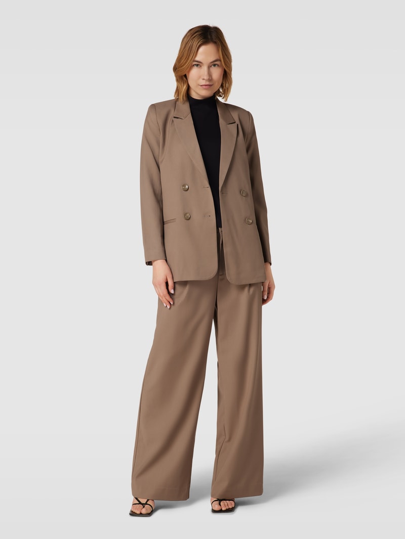 Blazer mit Paspeltaschen Modell 'Paula' in haselnuss braun