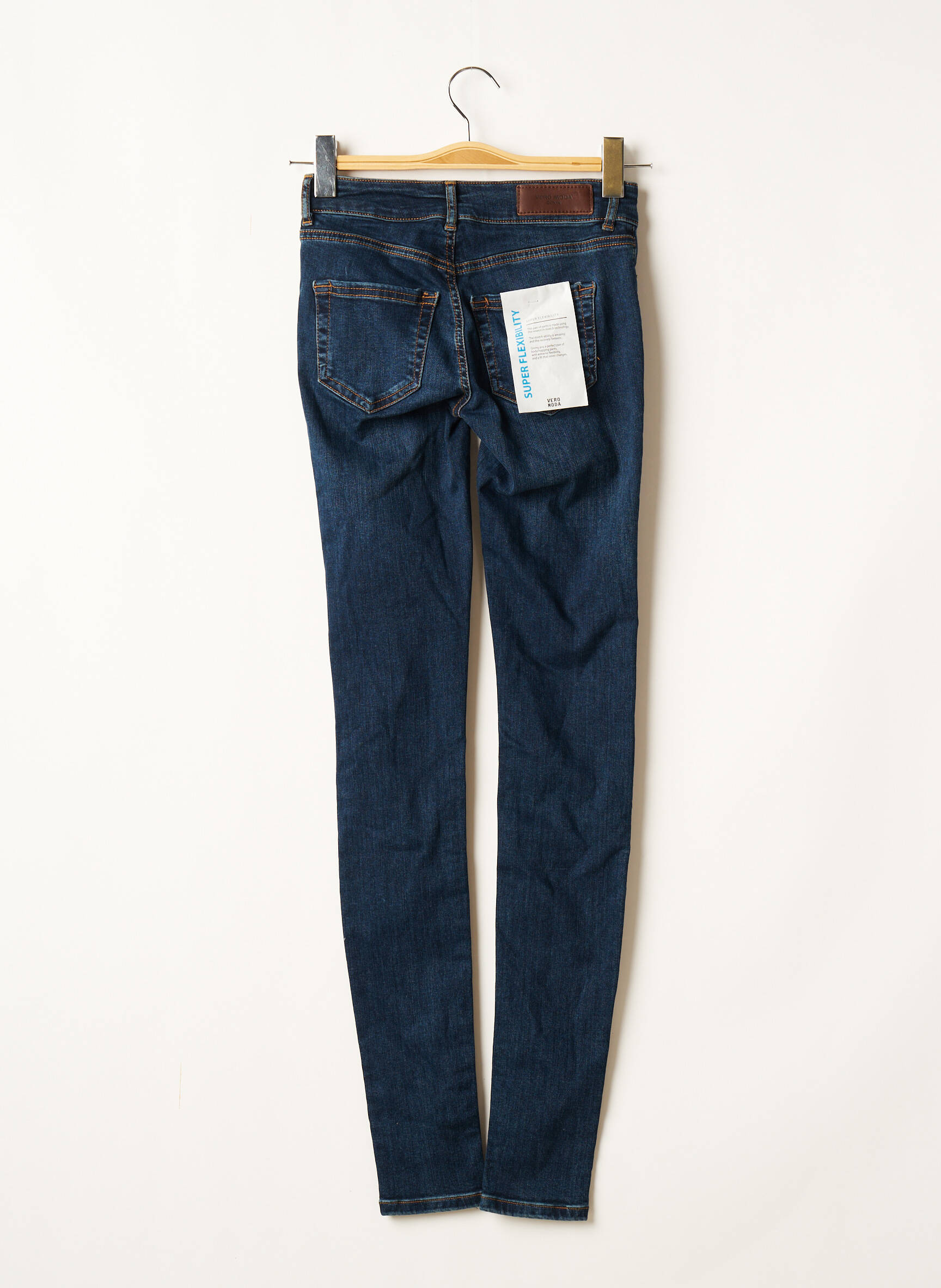 Vero Moda Jeans Coupe Slim Femme couleur bleu