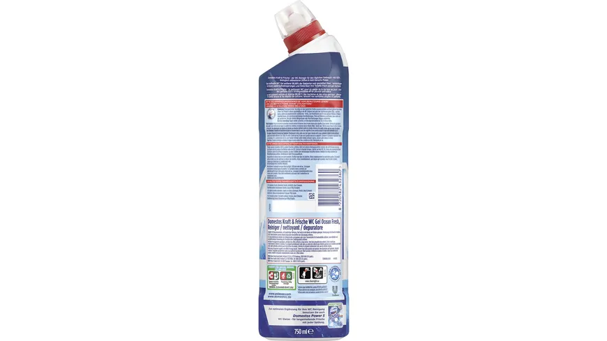 Domestos WC-Gel Kraft & Frische Ocean Fresh 0.75 l