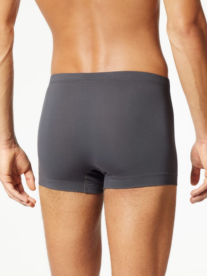 Schiesser Boxershorts Uncover in schwarz-grau günstig kaufen S