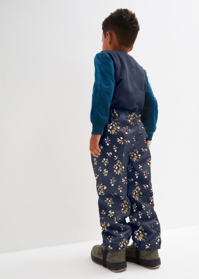 Kinder Thermo Regenhose mit Blumenprint