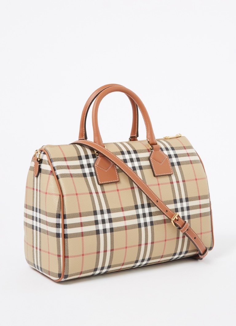 Burberry rokassoma ar rūtainu rakstu un noņemamu plecu siksnu