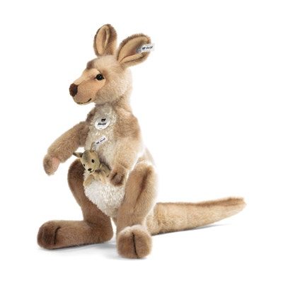 Kango Känguru mit Baby, 40 cm, beige