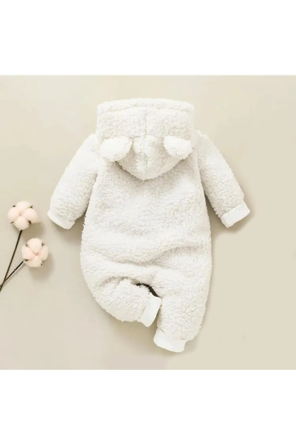 Bubito  Süßer Welsoft-Overall für den Winter mit Kapuze für Babys aus Plüsch