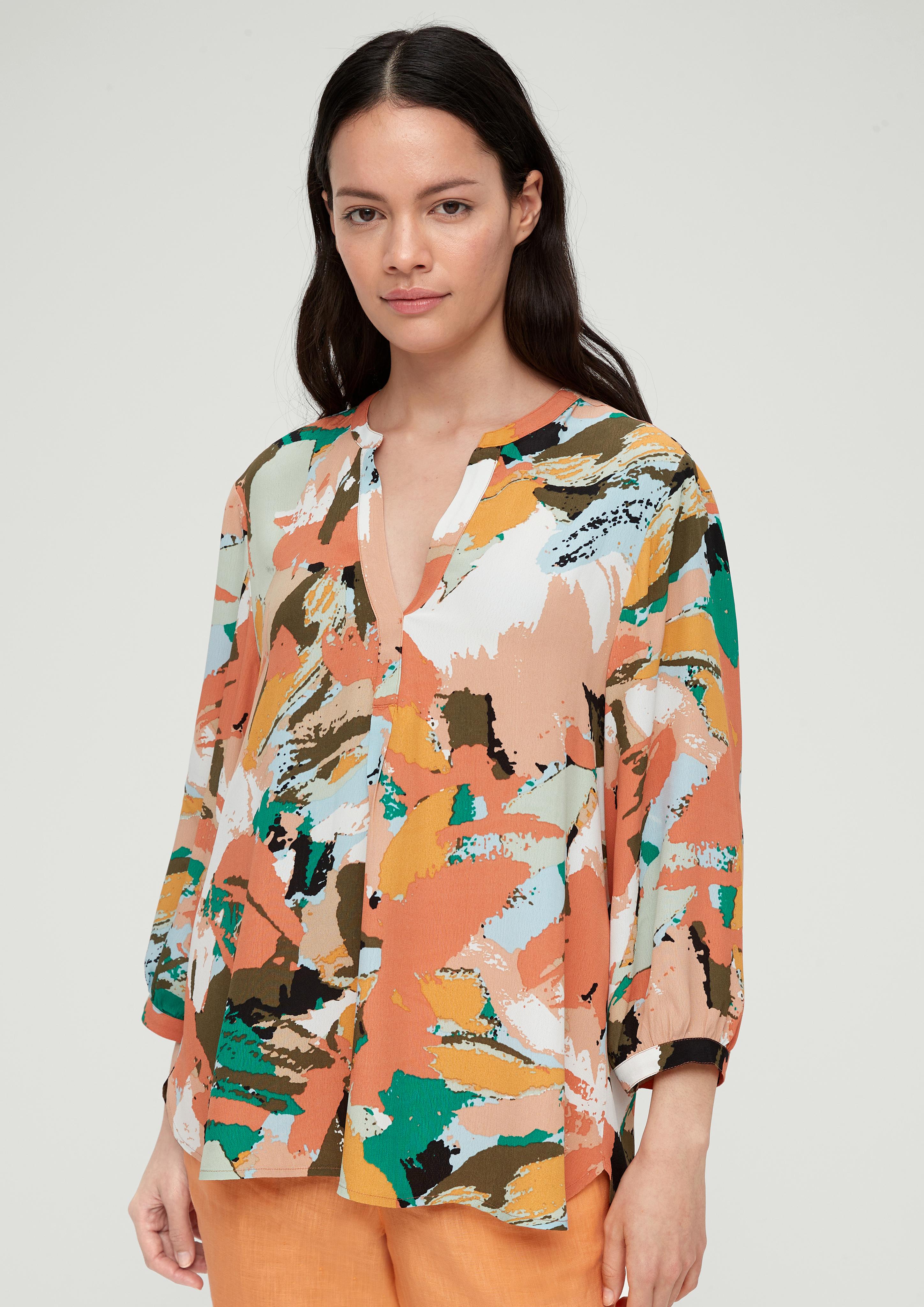 Tunika-Bluse aus Viskose  2132509-27B2