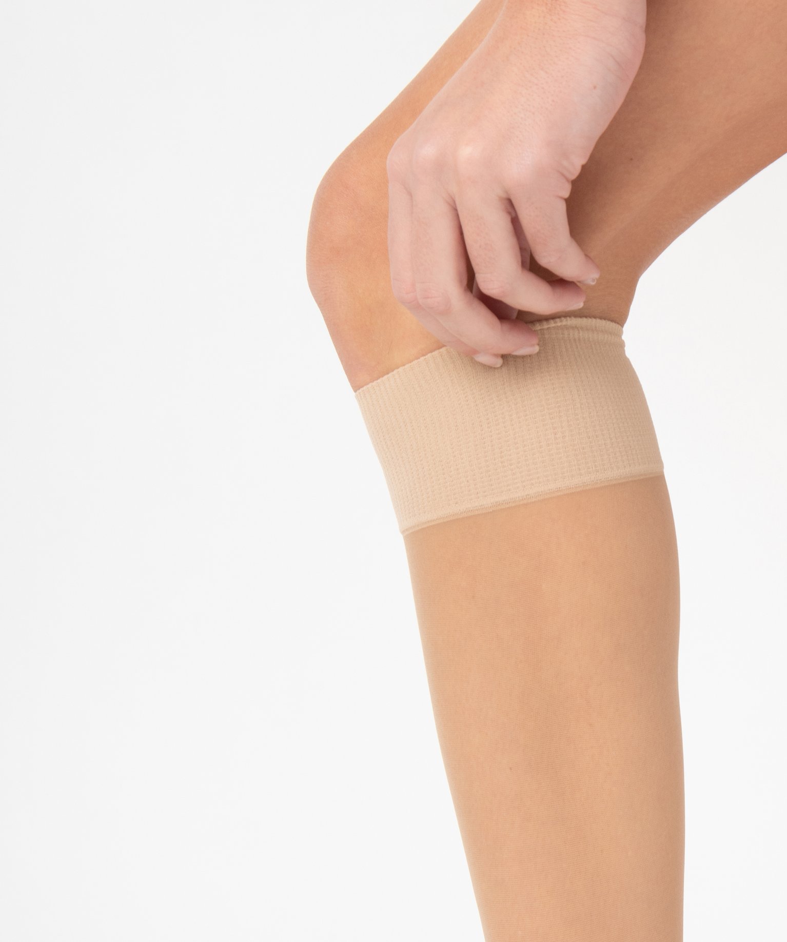 Mi-bas femme transparents Ultra Resist (lot de 2) - Dim beige | GEMO
