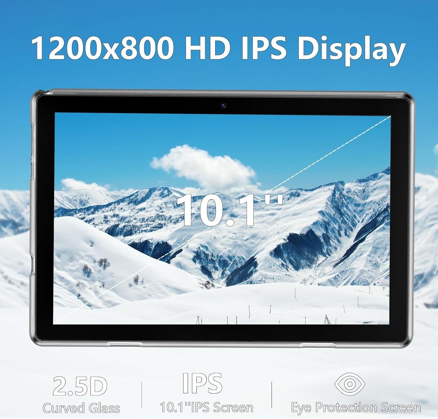JIKOCXN 3GB RAM 512GB Expansion, Quad Core Processor Tablet (10