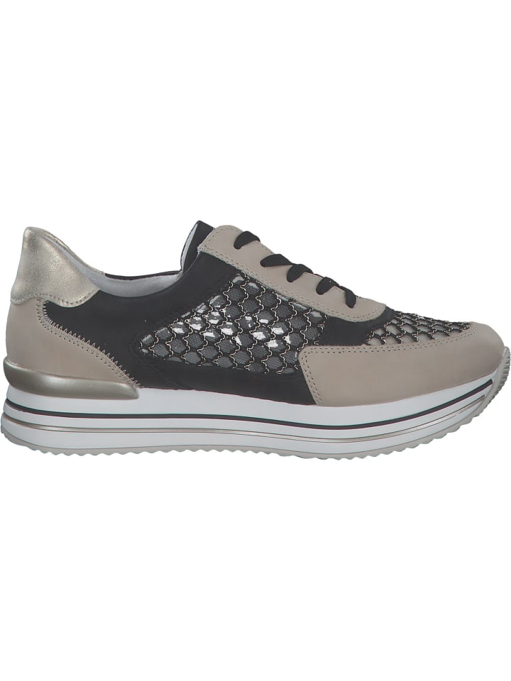 remonte Schnürschuhe in perle/schwarz-gold/schwarz/mus günstig kaufen