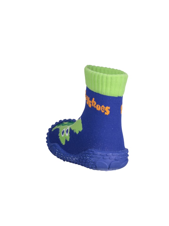 Playshoes Aqua-Socke Krokodil in Marine günstig kaufen