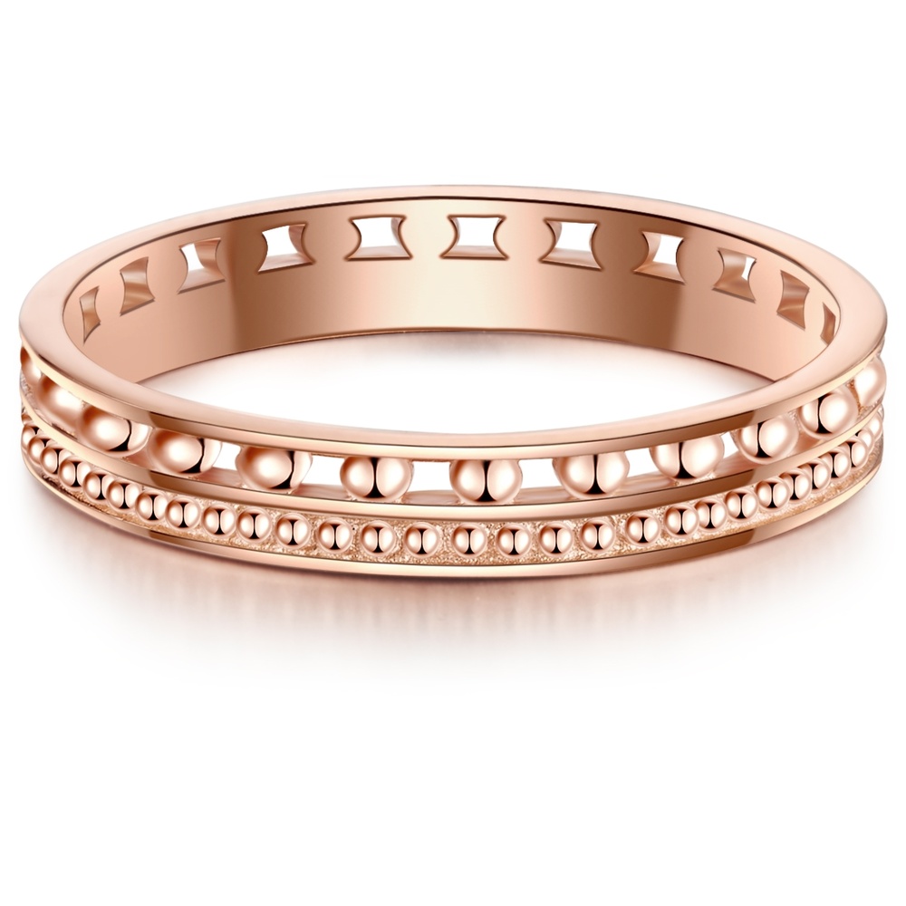 Glanzstücke München Bague en argent Argent sterling en Or rose Bague